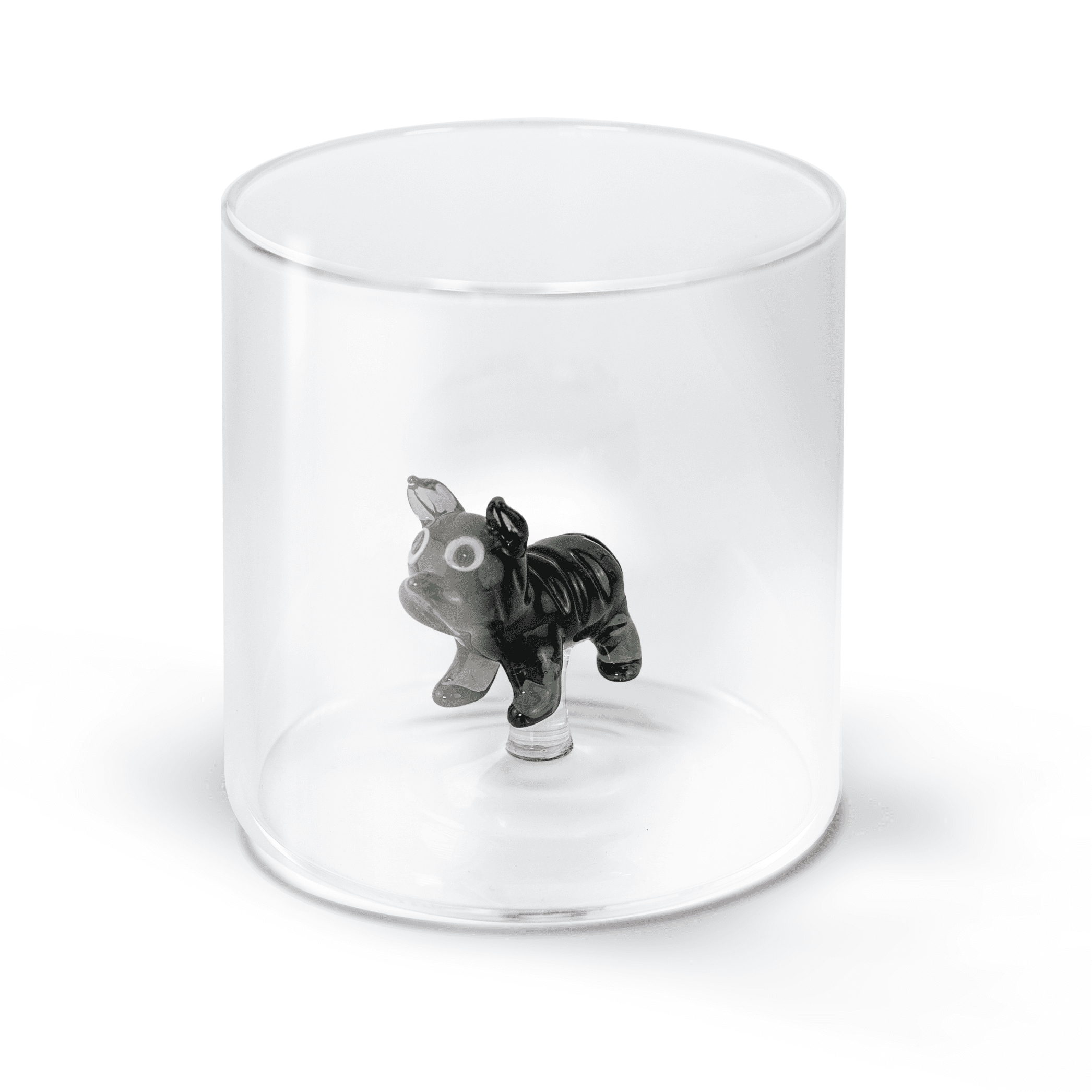 Gobelet en verre bulldog - WD