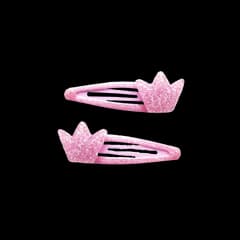 Duo Barrettes Premium Enfant - Sparkle Royal Pink
