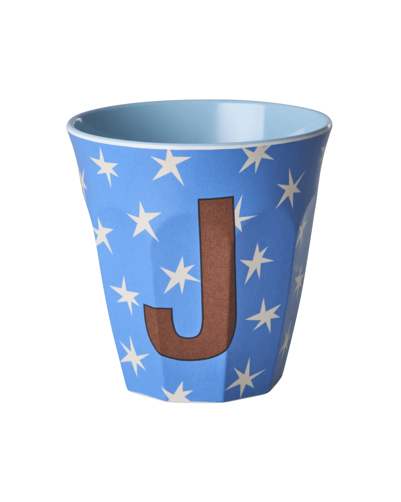 Médium Tasse de l’alphabet - Bleu - J - Stars