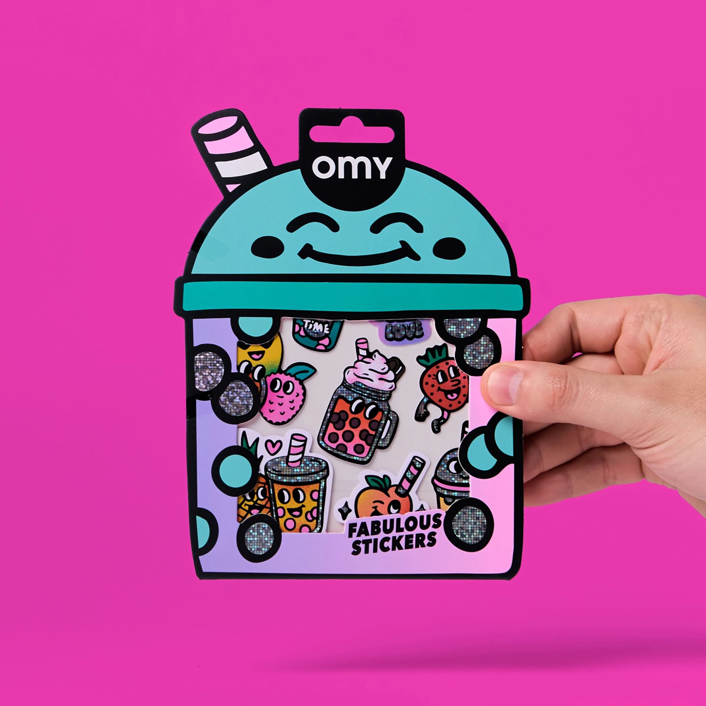 Fabulous Stickers - Big - Bubble Tea