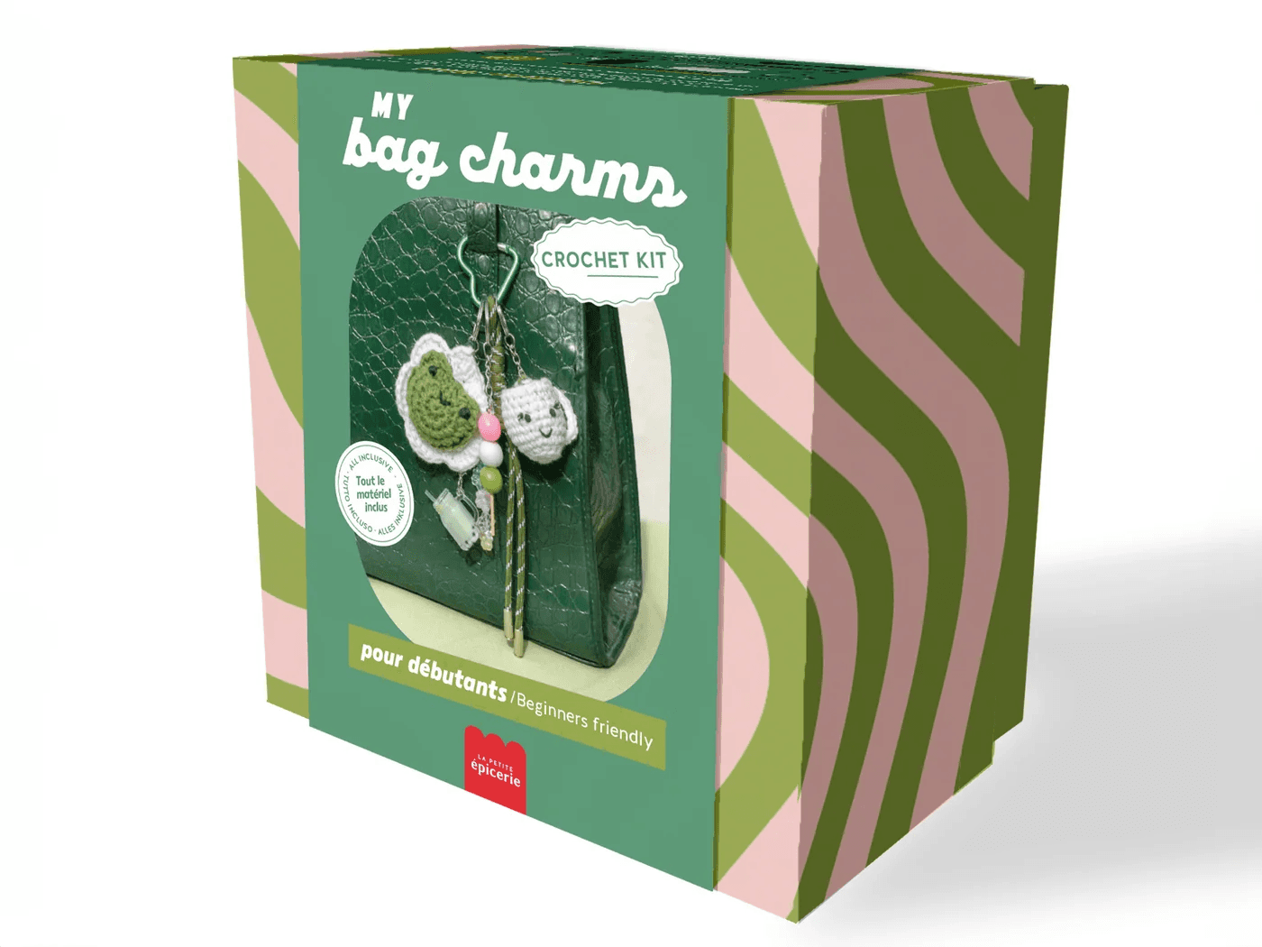 Kit crochet pour débutant - bag charms- matcha club