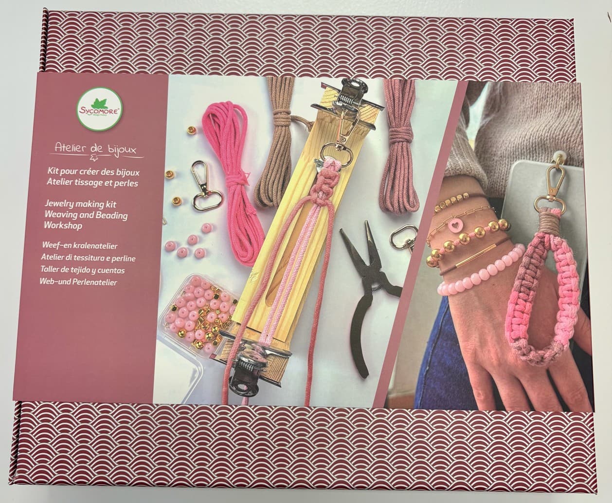 Atelier de bijoux - Kit pour créer des bijoux - Atelier Tissage et Perles / Sycomore