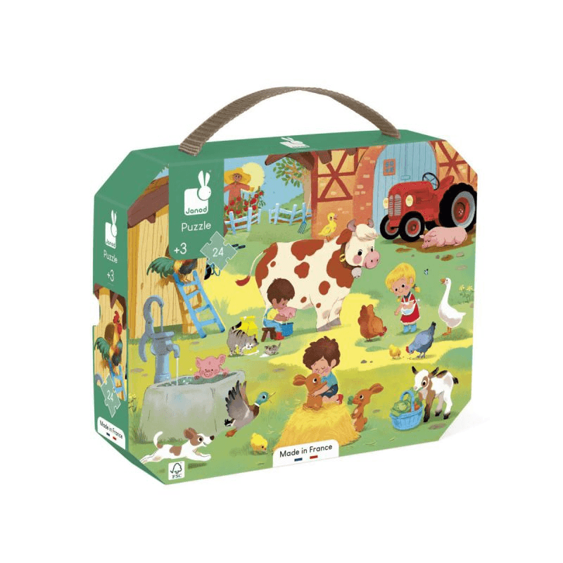PUZZLE UNE JOURNEE A LA FERME - 24 PCS
