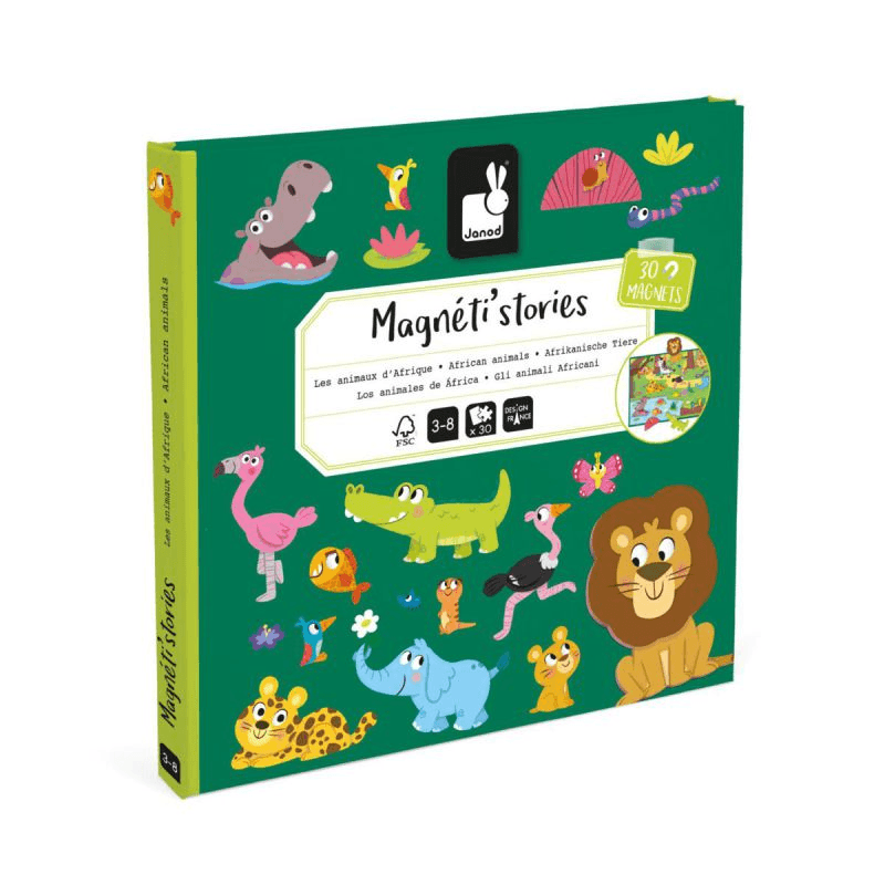 MAGNETI STORIES LES ANIMAUX D'AFRIQUE