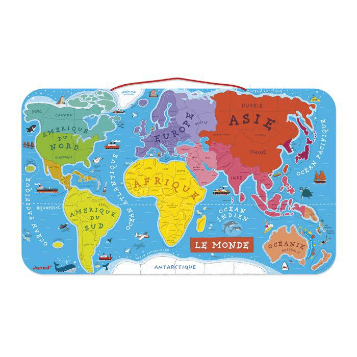 PUZZLE MONDE MAGNETIQUE