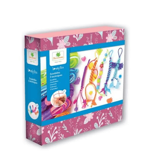 Lovely Box - Scoubidou - 5 techniques / Sycomore