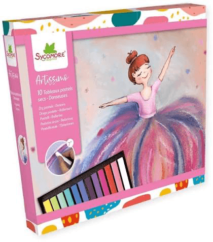Artissimo - Tableaux Pastels secs- Danseuses / Sycomore