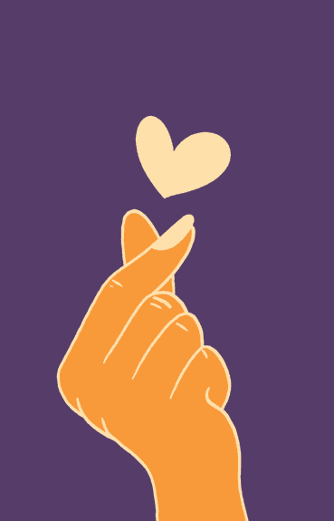 Finger heart - KIND MIND CARDS