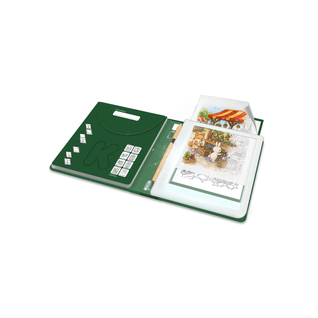 K-DRAW-PAD Kit tablette à décalquer, 30 modèles dès 10 ans