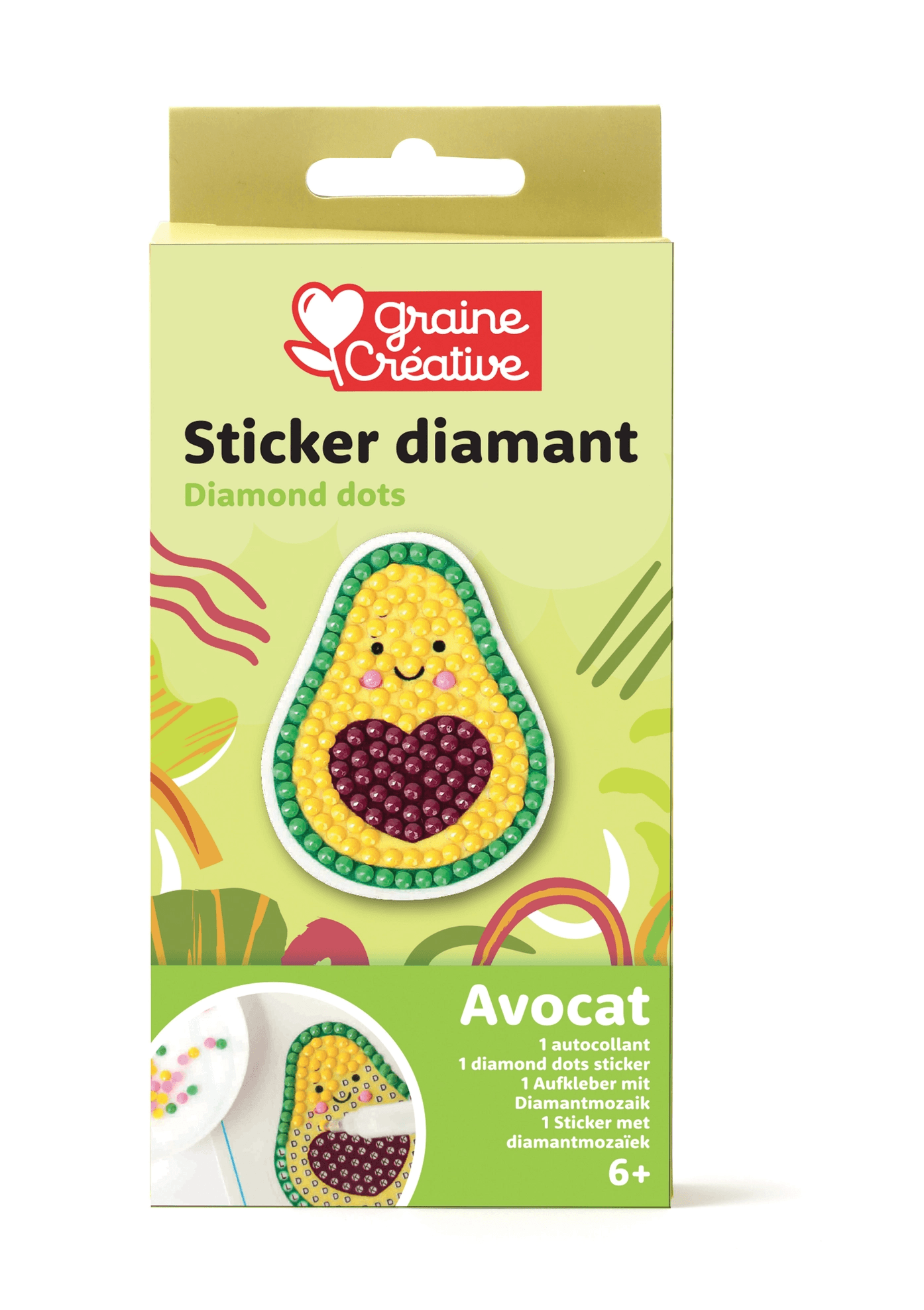 KIT DIAMANT MOSAIQUE STICKER - AVOCAT