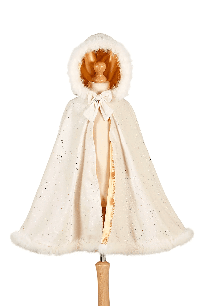 Cape blanche de princesse d’hiver Eirwen 8-10 ans