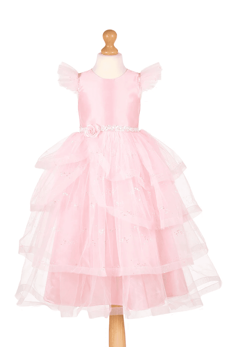 Robe de déguisement de princesse rose Linda, 3-4 ans