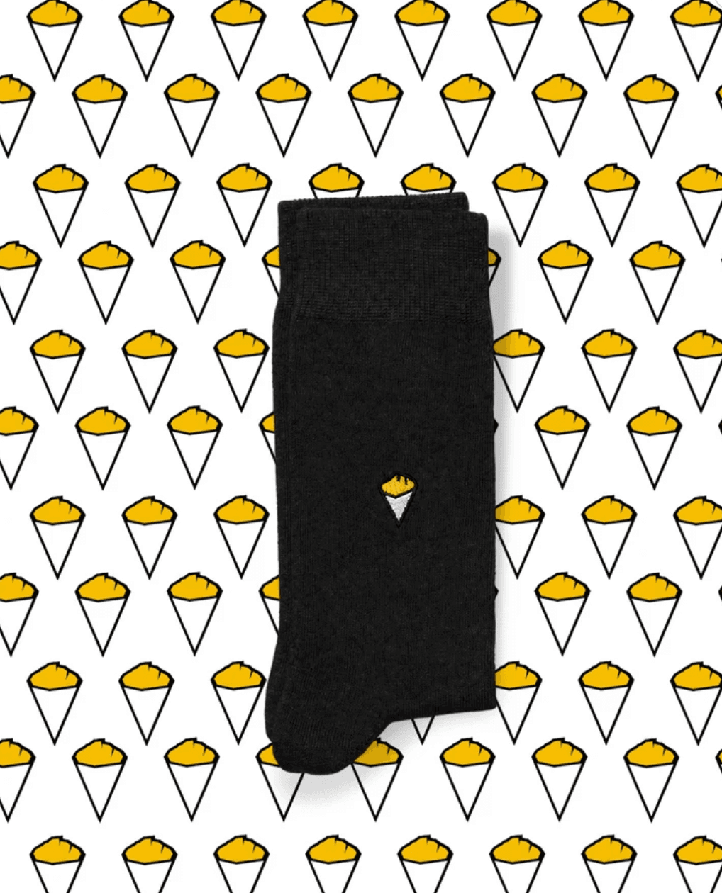 Chaussettes noires Frites Bshirt