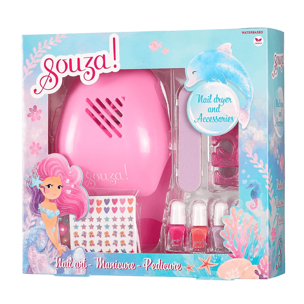 Sèche-ongles + set de vernis à ongles