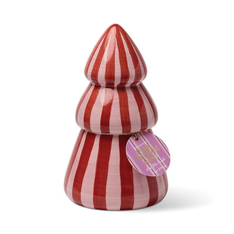 Bougie Cabana Christmas tree red/pink PW