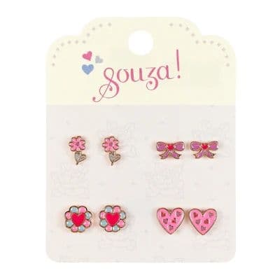 Boucles d'oreilles à trous Fleurs
