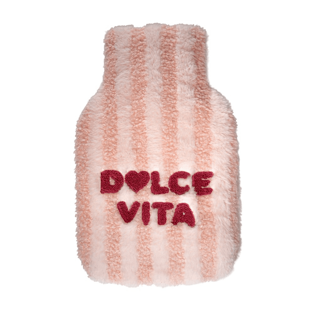 Bouillotte en tissu effet bouclé - DOLCE VITA.