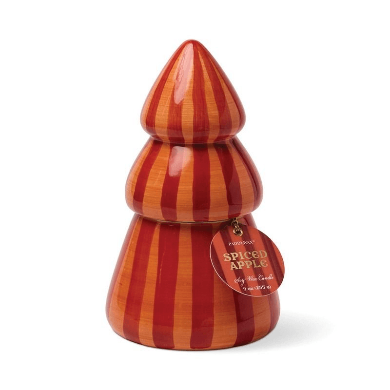 Bougie Cabana Sapin de Noël rouge/orange- Spiced Apple