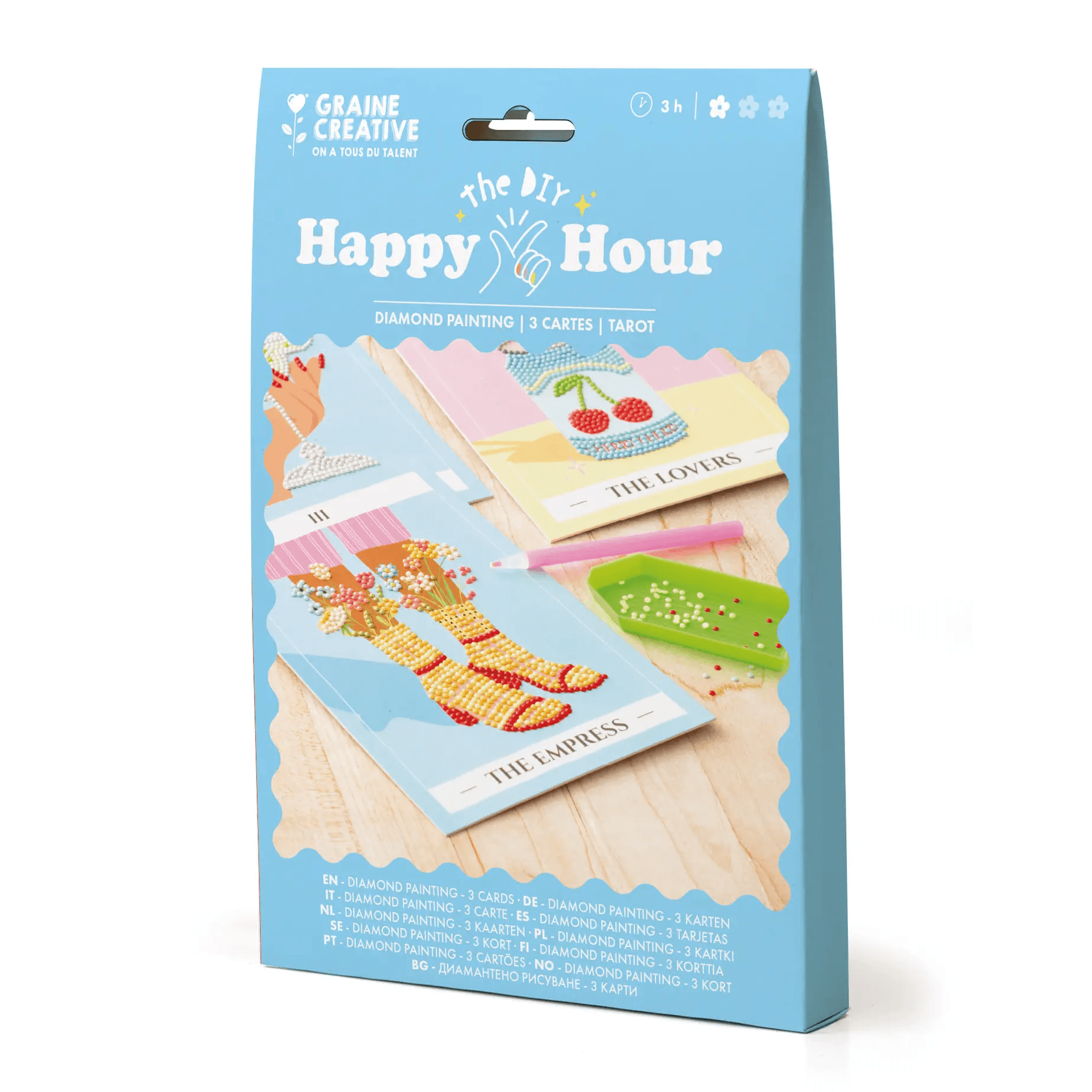 KIT DIAMOND PAINTING TAROT HAPPY HOUR