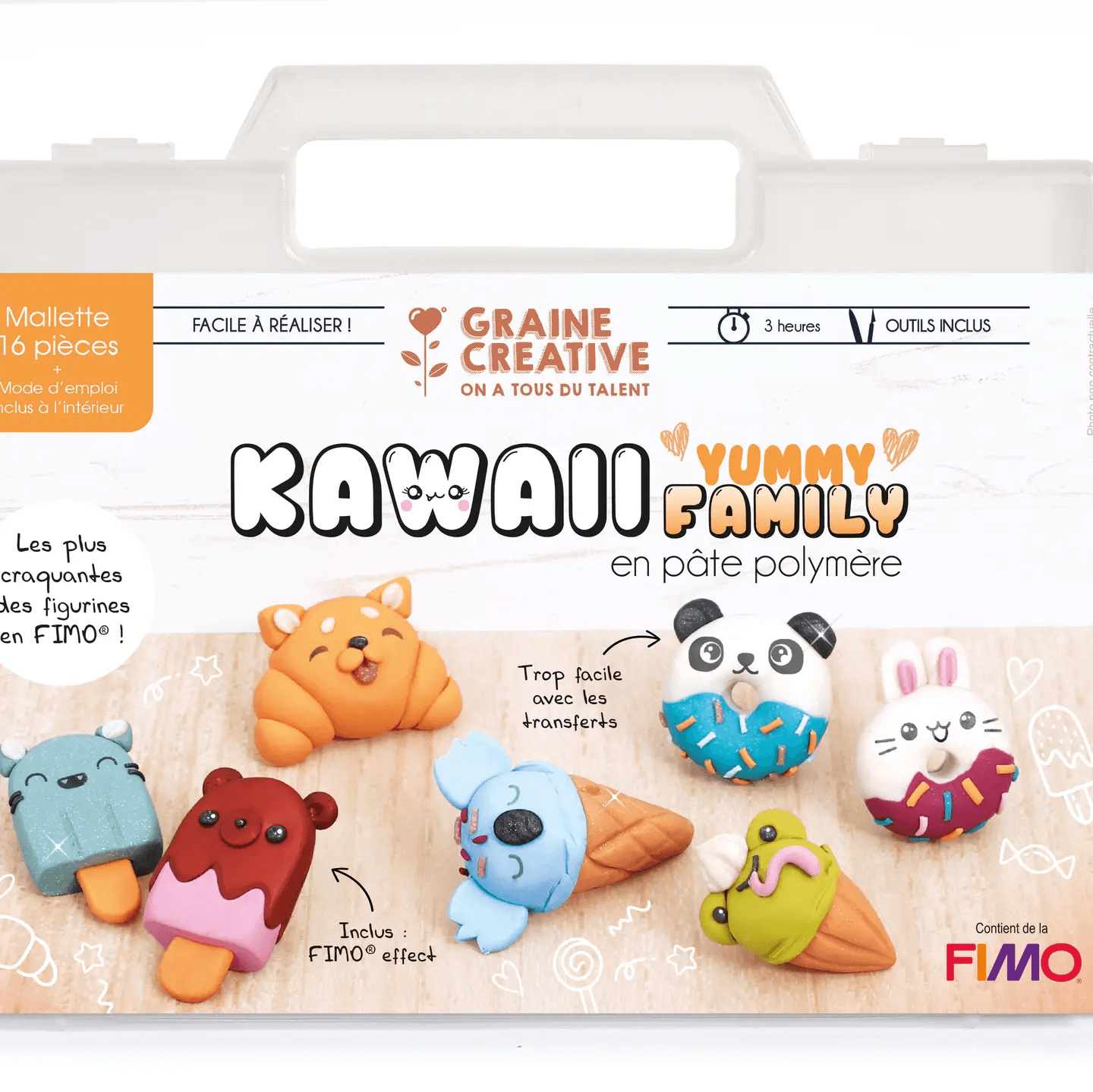 MALLETTE FIMO KAWAII YUMMY FAMILY