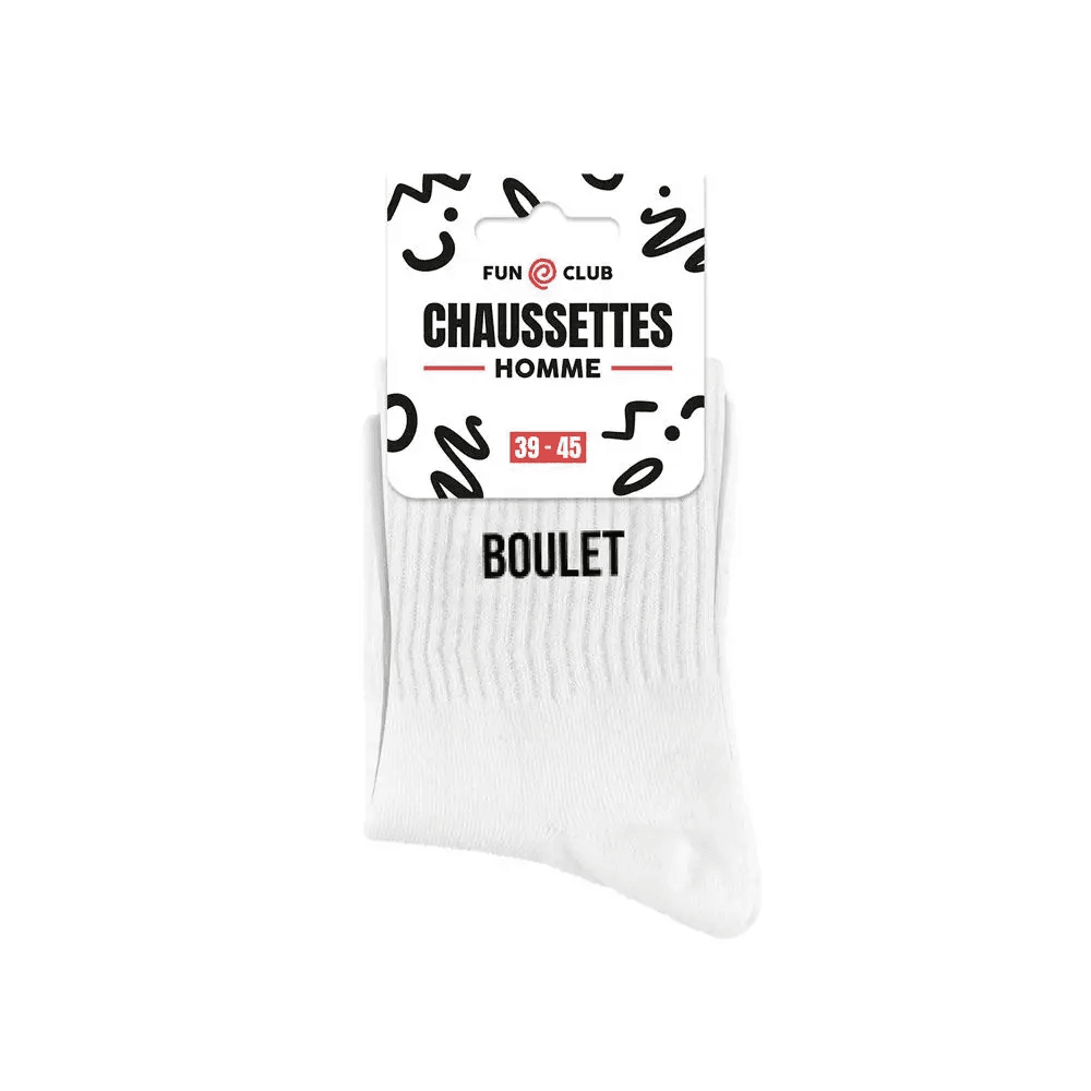 Chaussettes blanches homme | Boulet