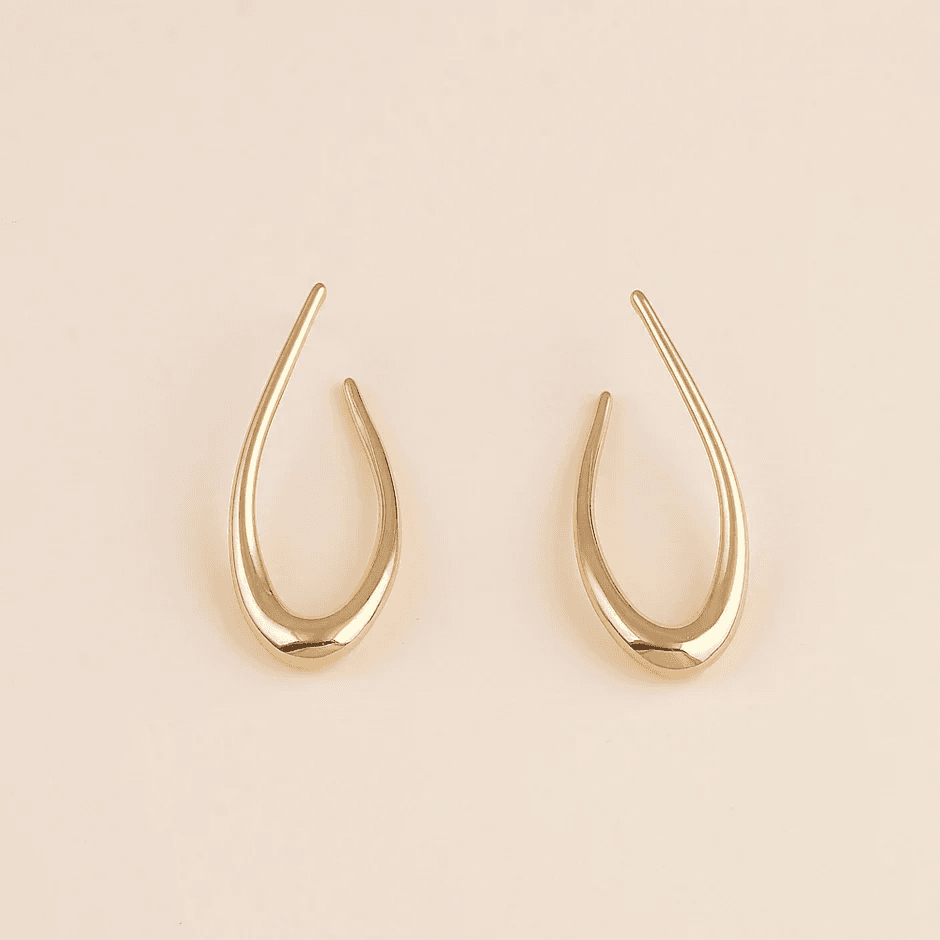 Boucles puces - dorées (BO)